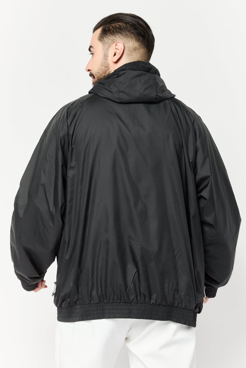 Reebok Men Sportswear Fit Hooded Training Jackets, Black - Image 4